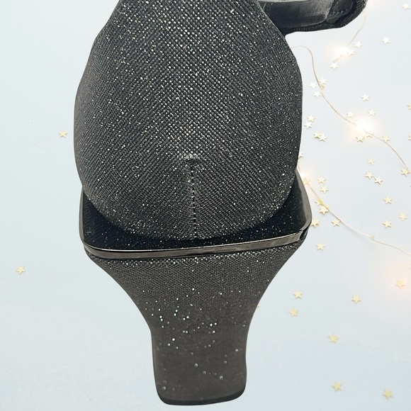 DKNY - Elegant Black Glitter Women's Heels in size 8 NWOT - Picture 7 of 12